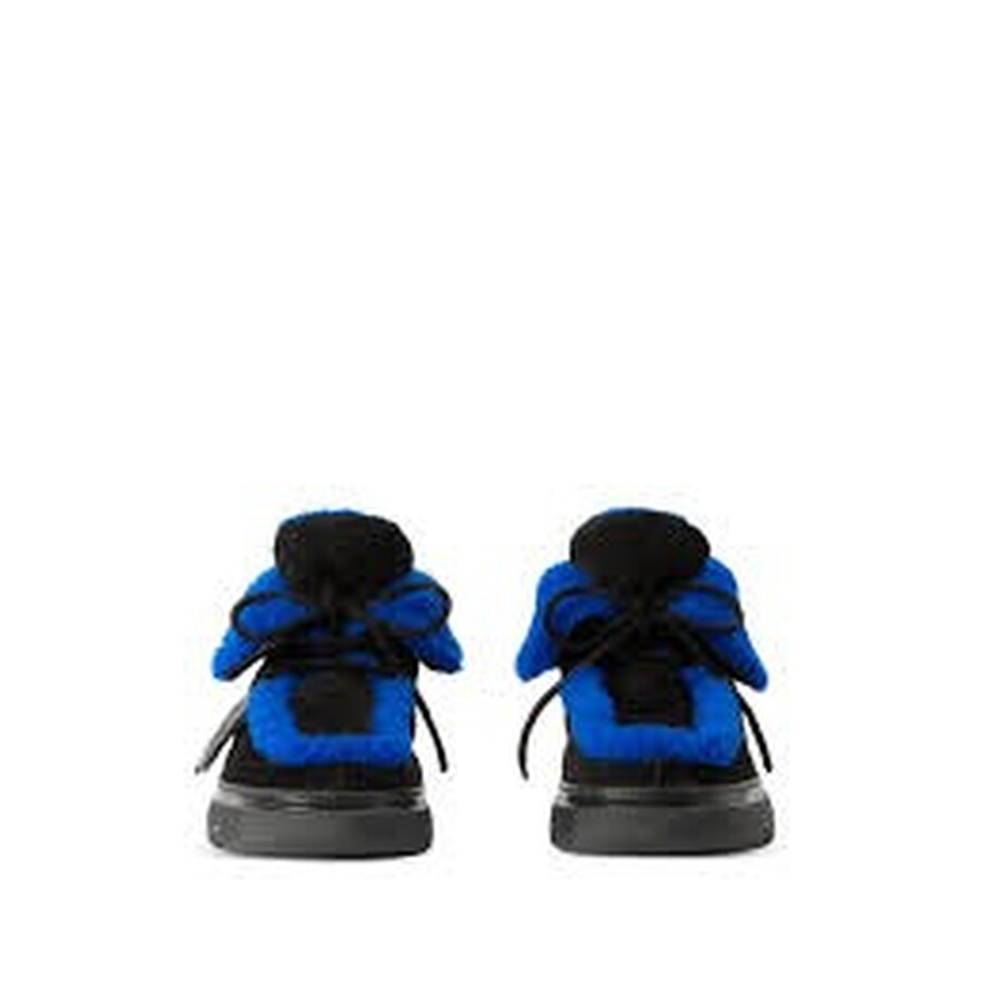 Burberry Suede and Shearling Creeper Boots - 2