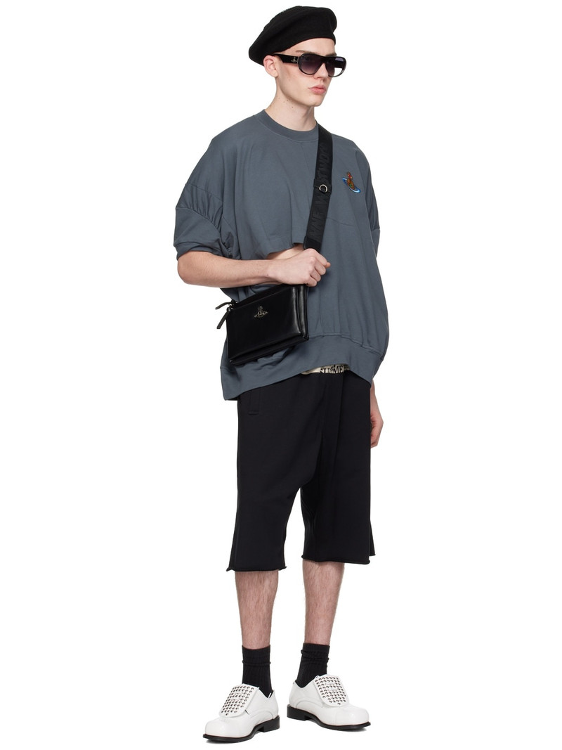 Vivienne Westwood Black Paneled Shorts outlook