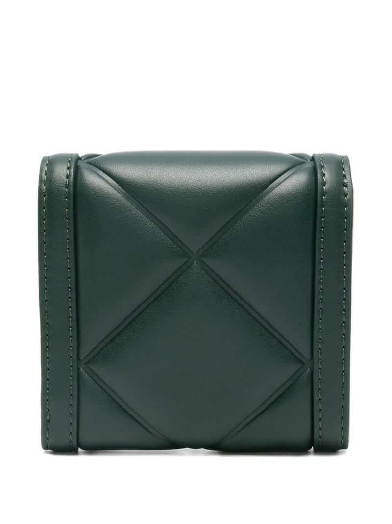 Moschino quilted logo-plaque wallet outlook