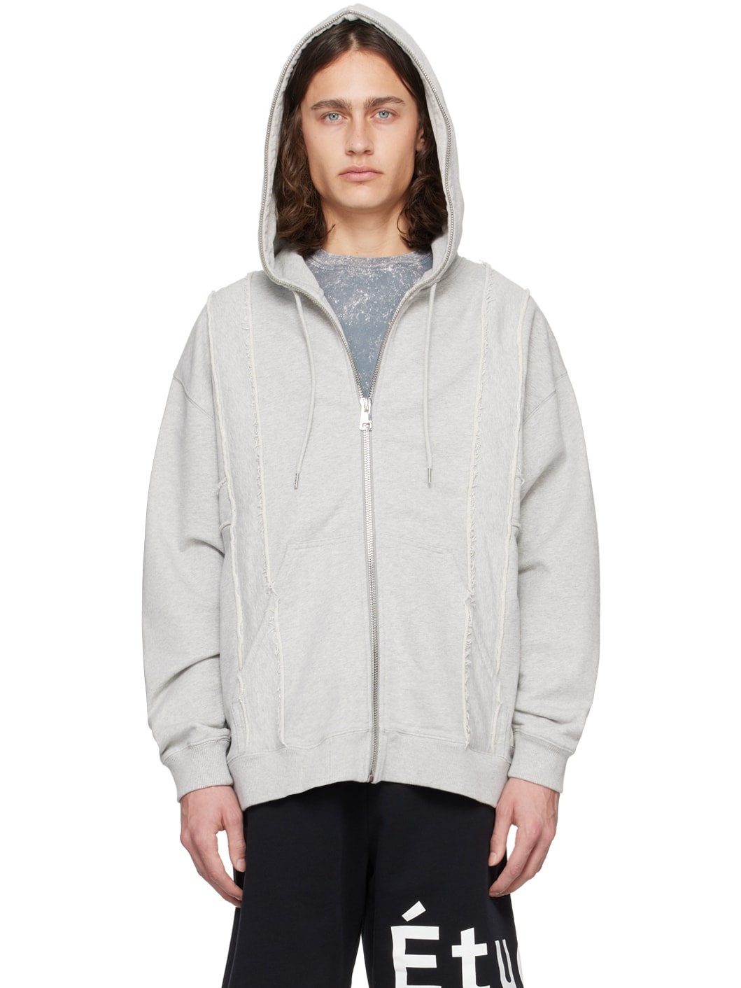 Gray Skyline Hoodie - 1
