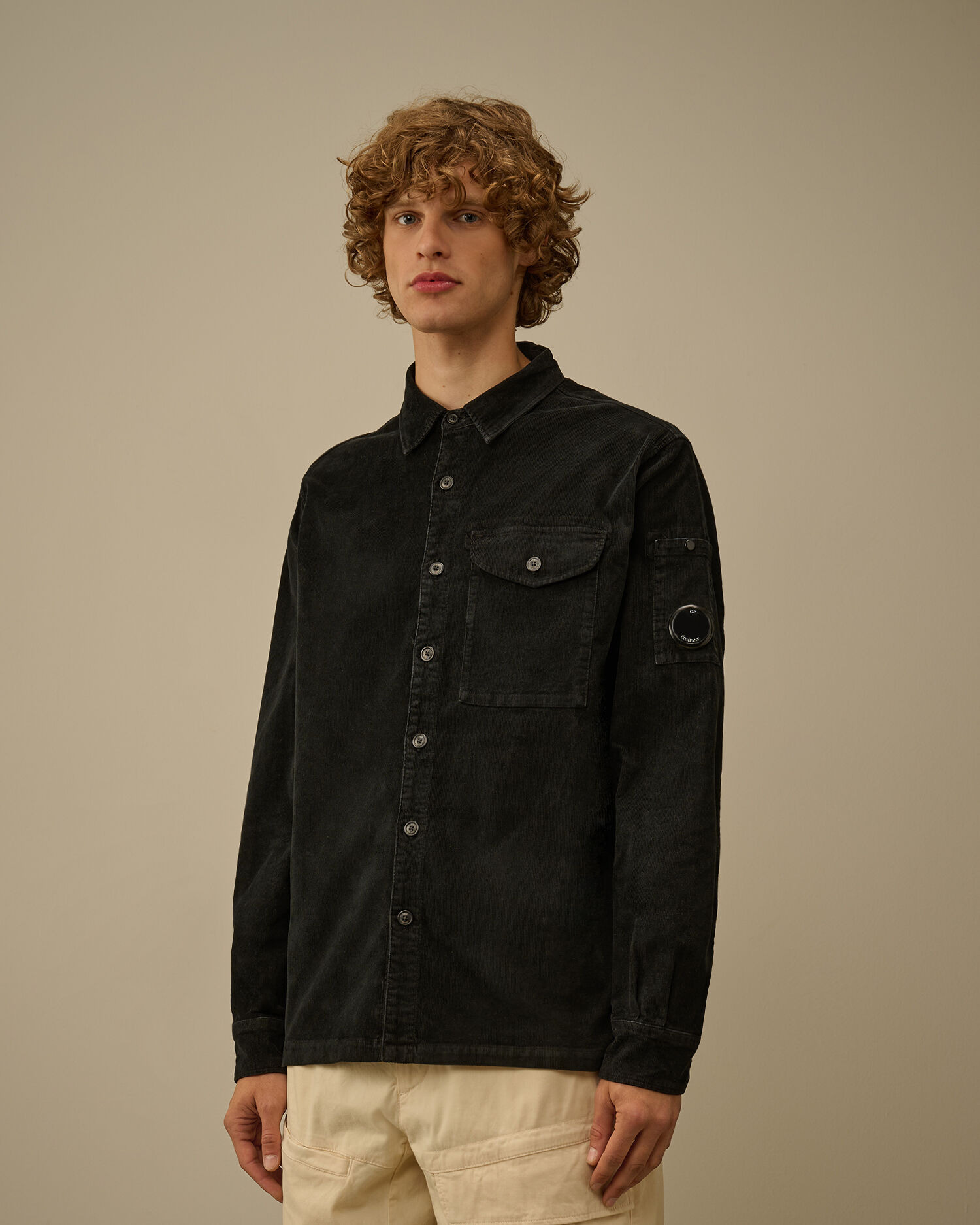 Corduroy Lens Longsleeve Button Shirt - 3