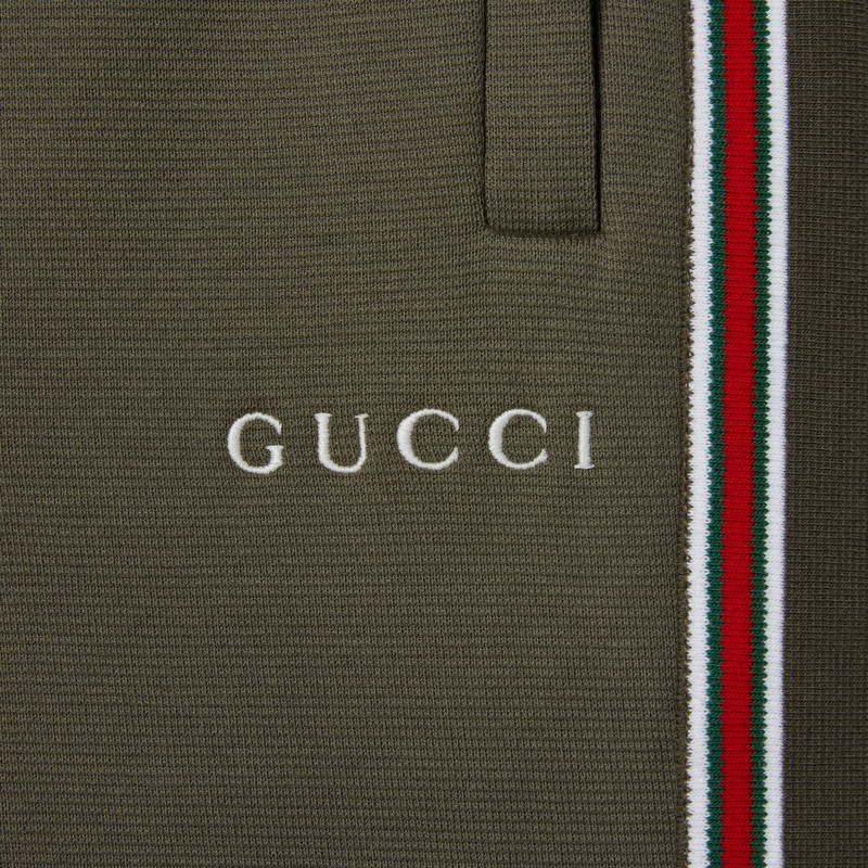 Cotton piquet shorts with embroidery 6