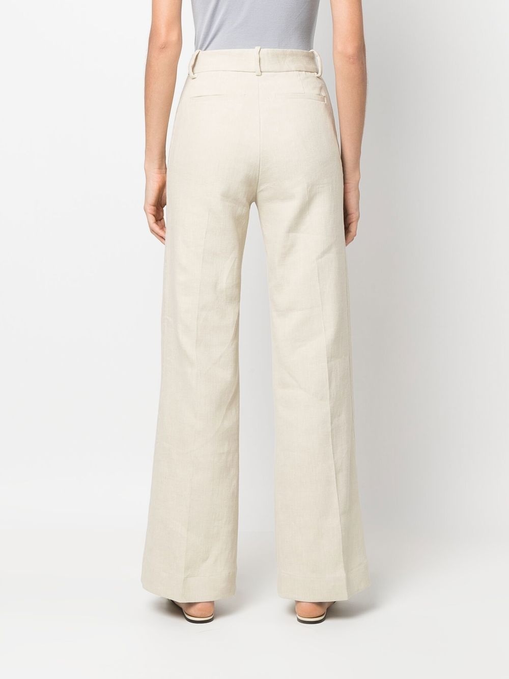 straight-leg cut trousers - 4