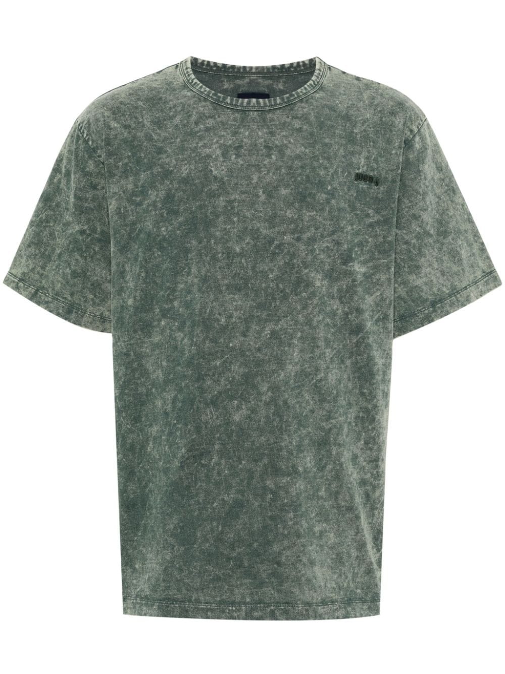 acid-wash cotton T-shirt - 1