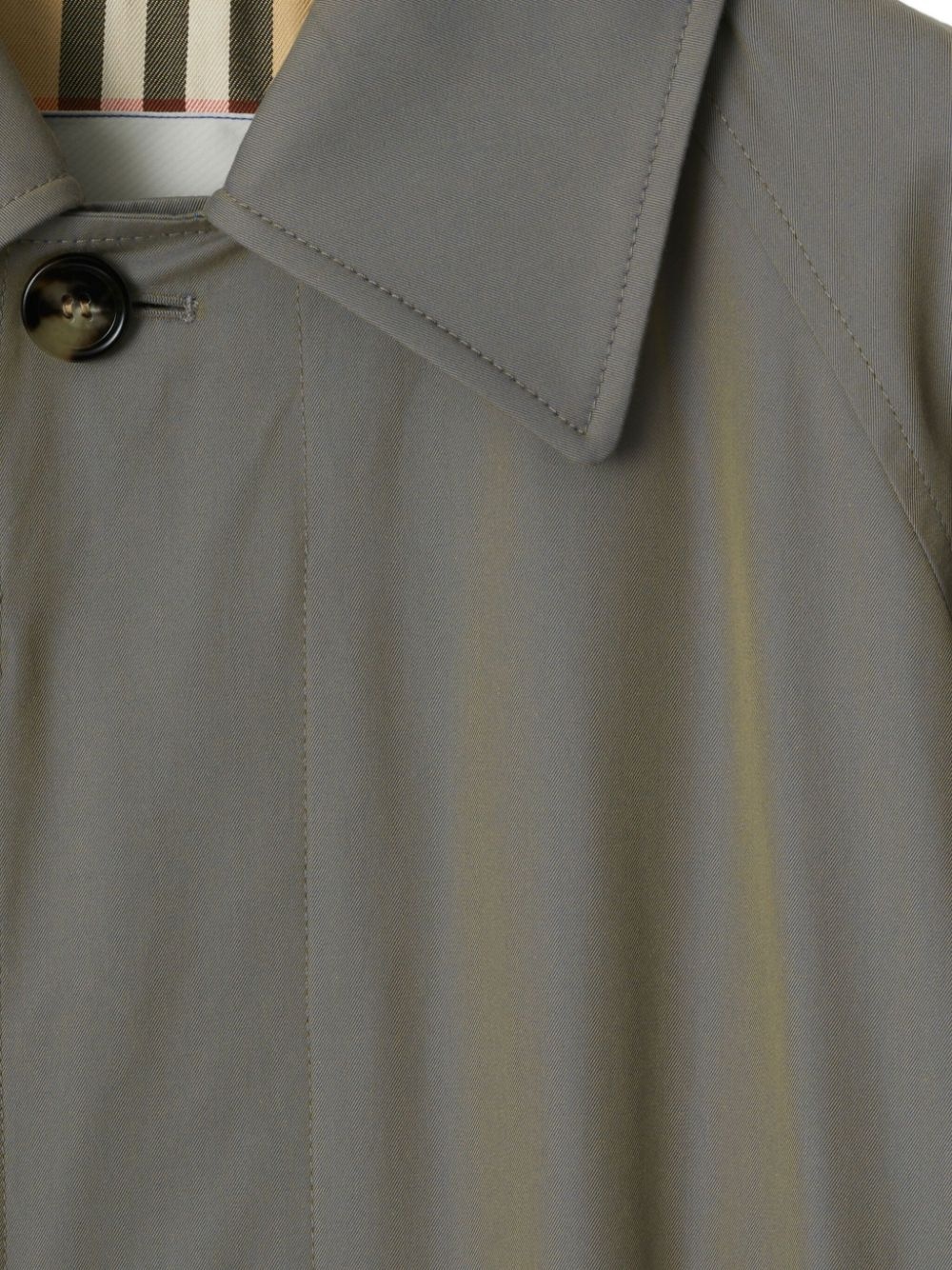 long cotton car coat - 6