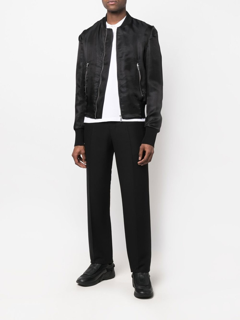 SAPIO zipped-up bomber jacket outlook