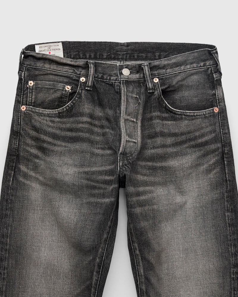 D1826 "Black Ivy Wash" 13oz Selvedge Denim - Relaxed Tapered Fit 4