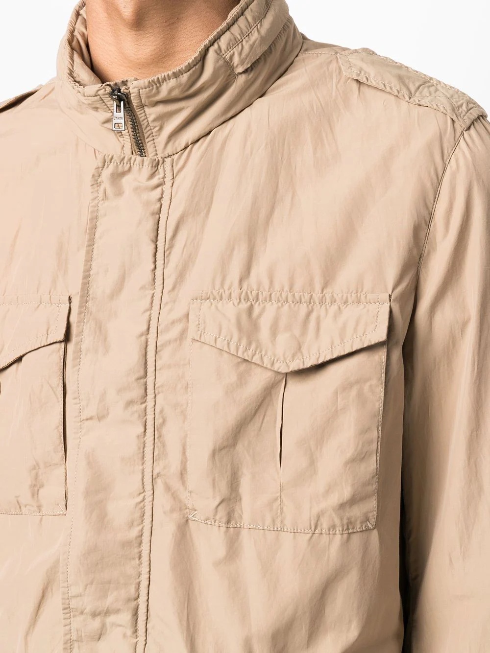 multiple-pocket detail jacket - 5