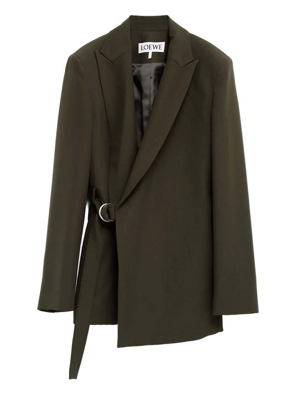 Loewe Women Wool Draped Blazer Jacket - 1