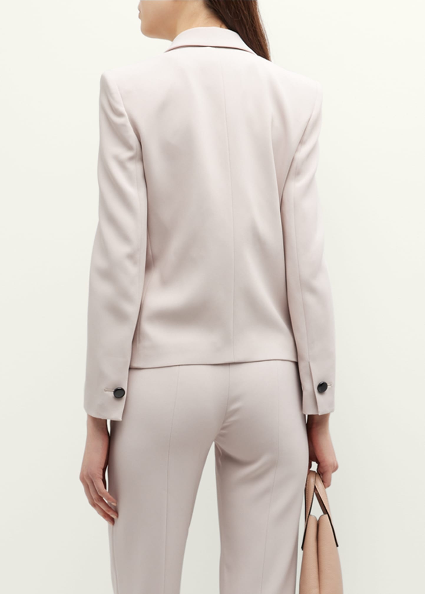 Cady Double-Breasted Crop Blazer - 3