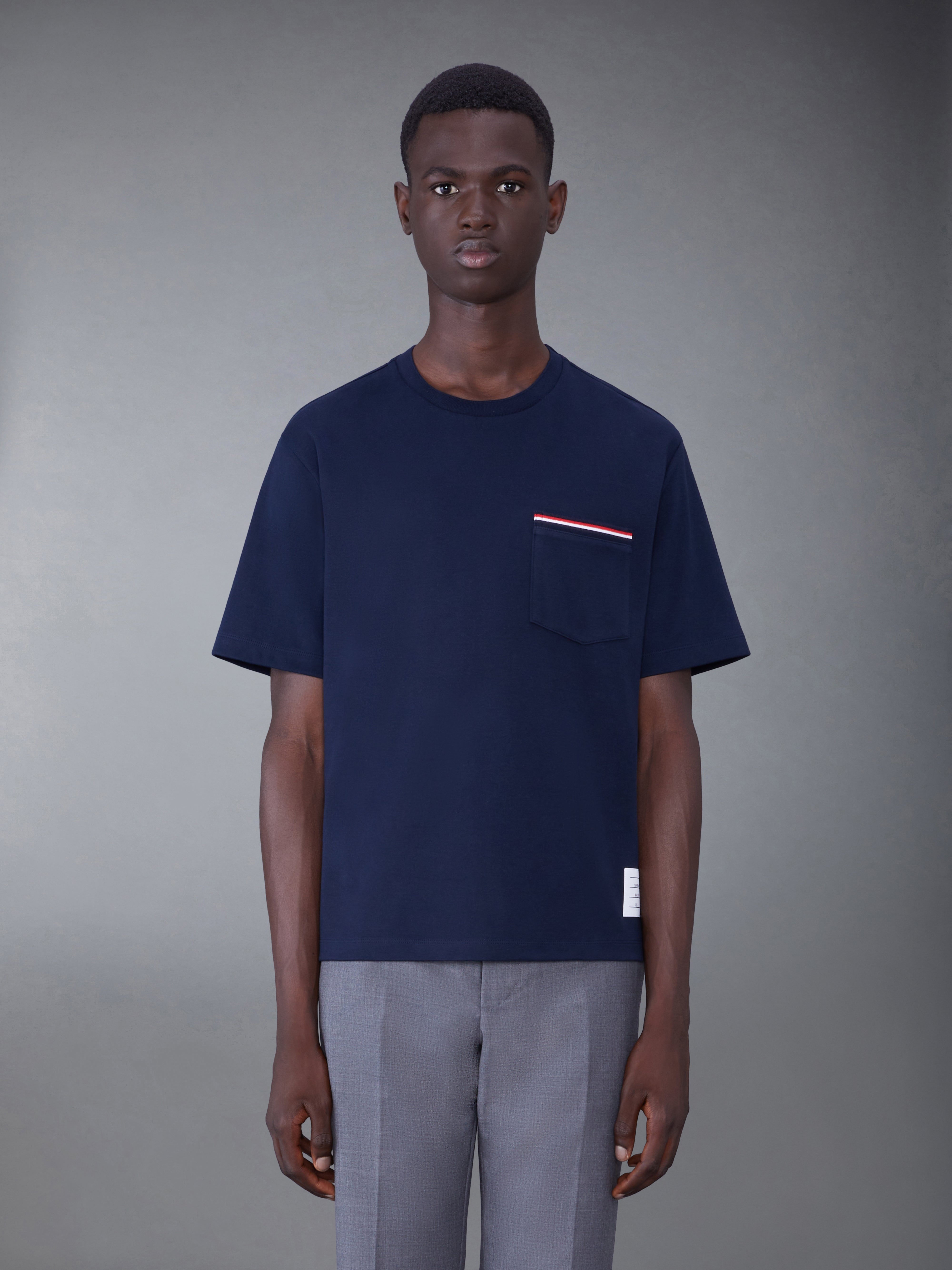 MILANO COTTON OVERSIZED POCKET TEE - 1