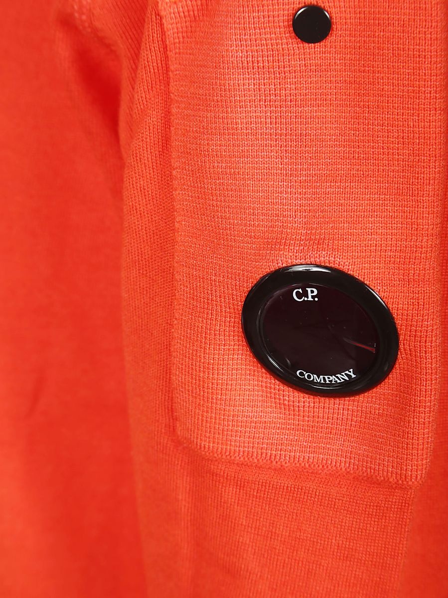 C.P. Company Orange Crewneck Jumper - 2