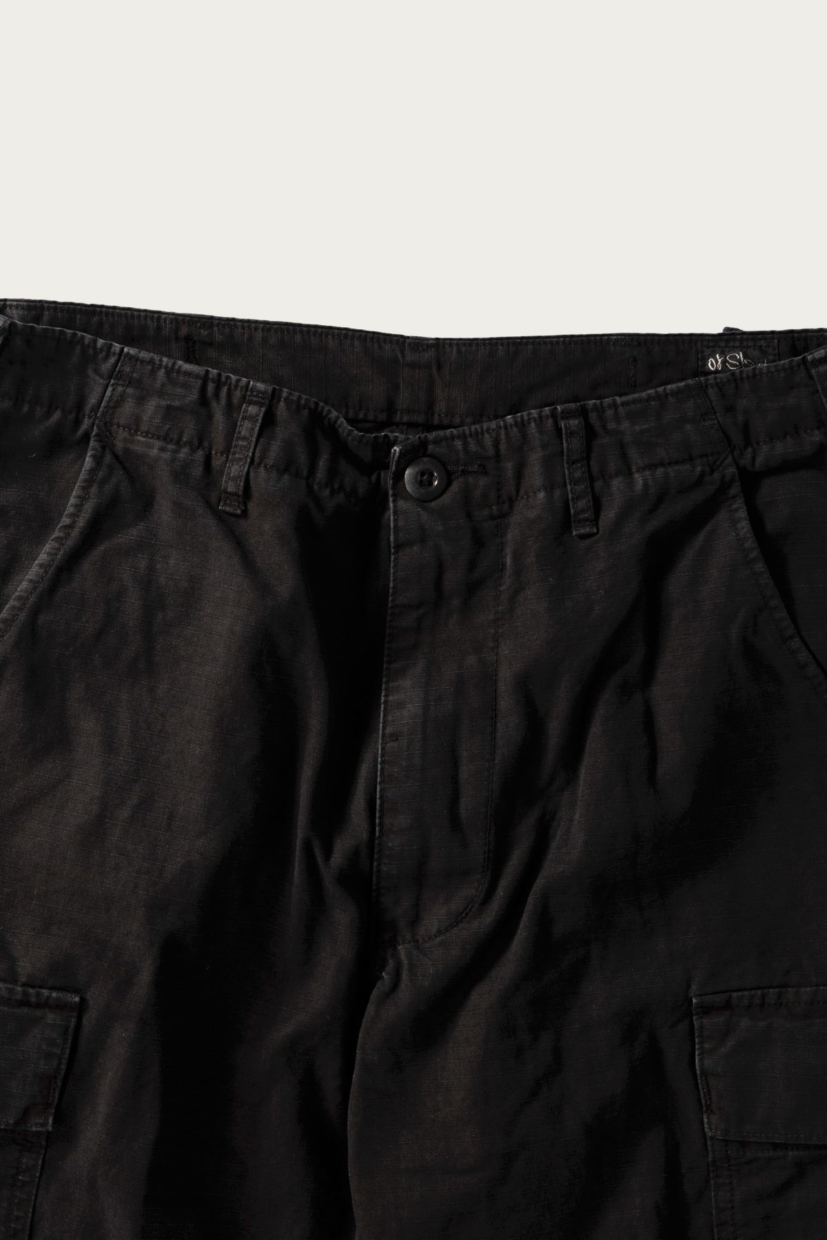 Stone Black Vintage Fit 6 Pocket Cargo Pants - Black Stone - 2