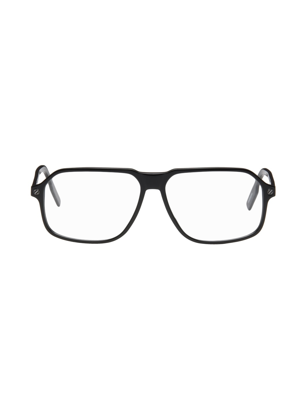 Black Square Glasses - 1