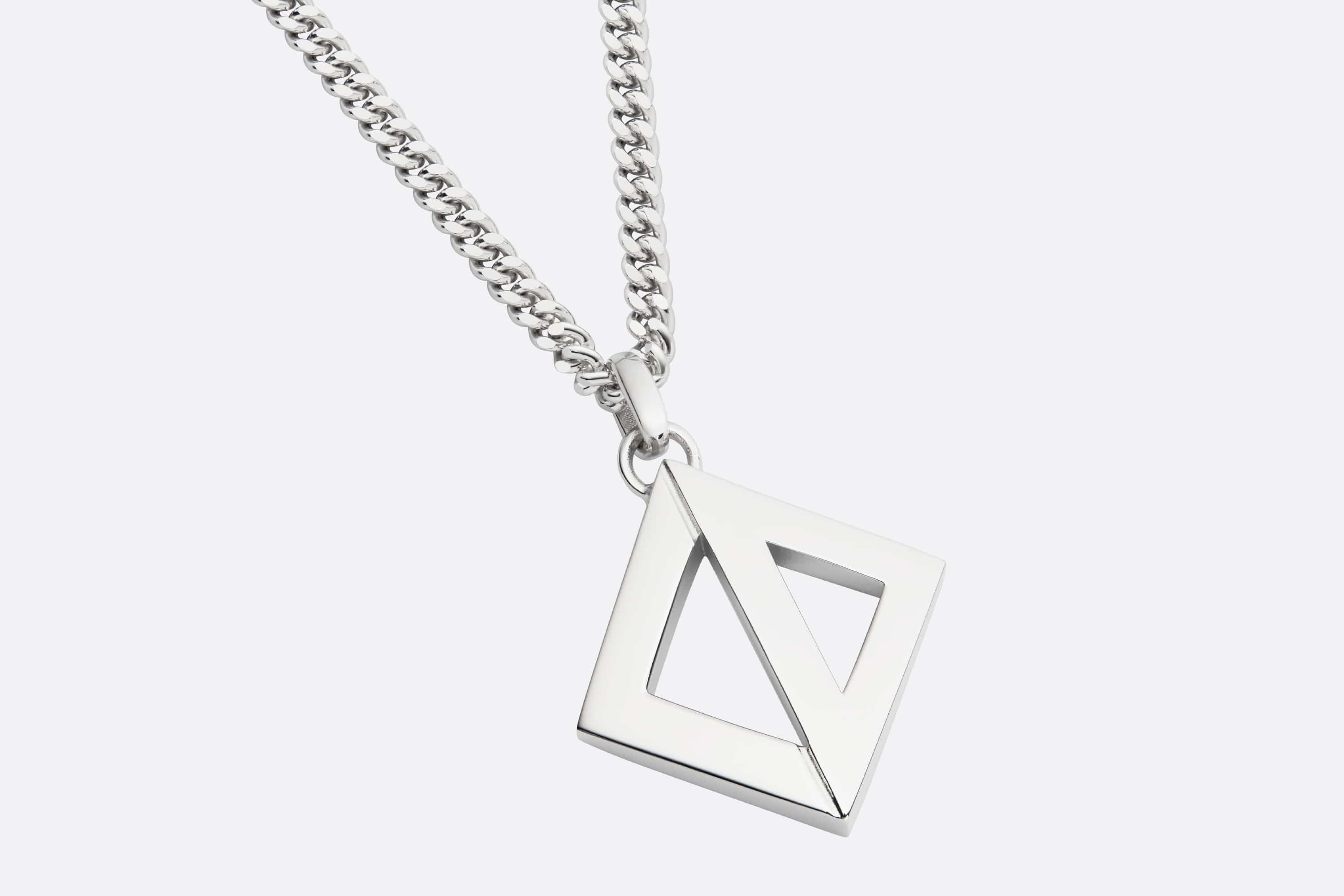 CD Diamond Pendant Necklace - 3