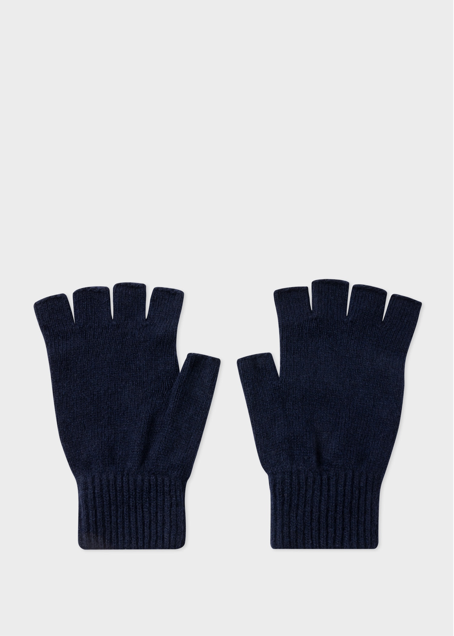 Cashmere-Blend Fingerless Gloves - 2