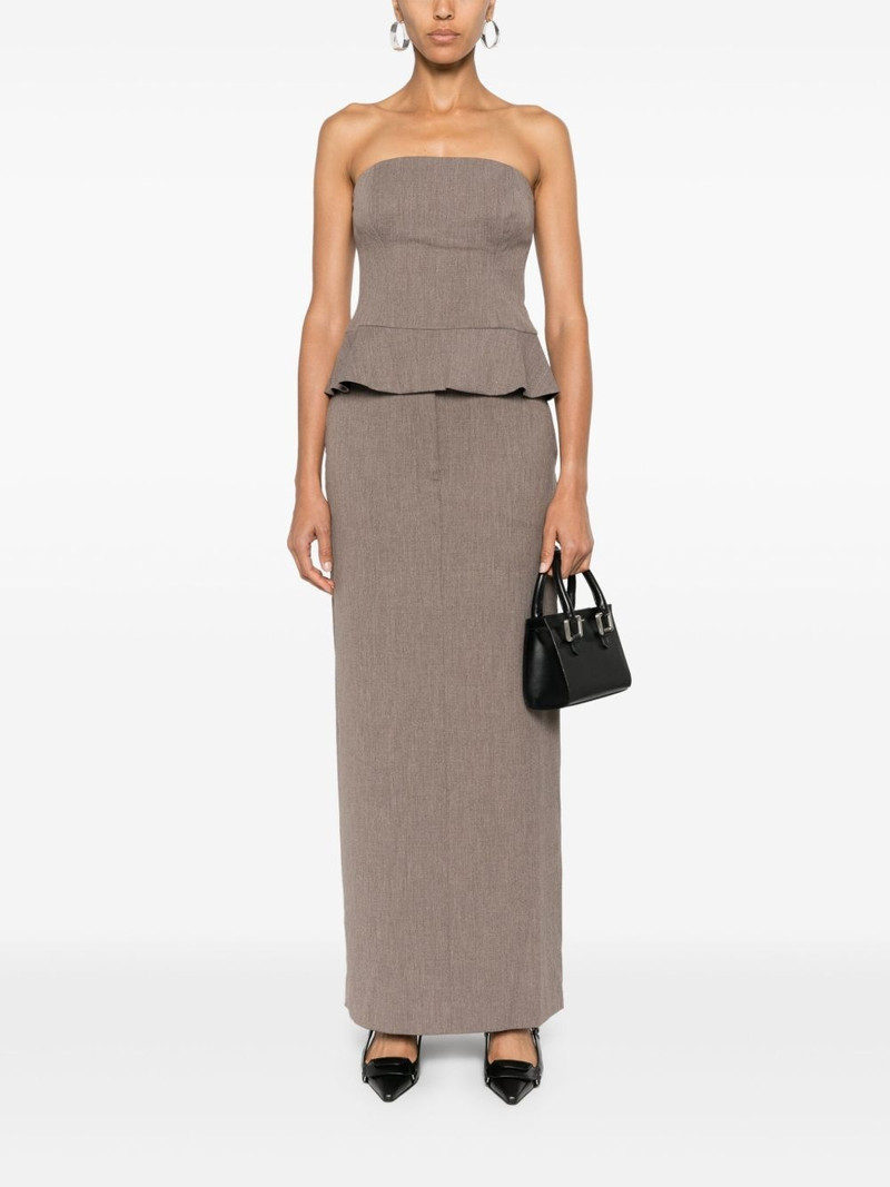 beaufille Francis twill bandeau top outlook