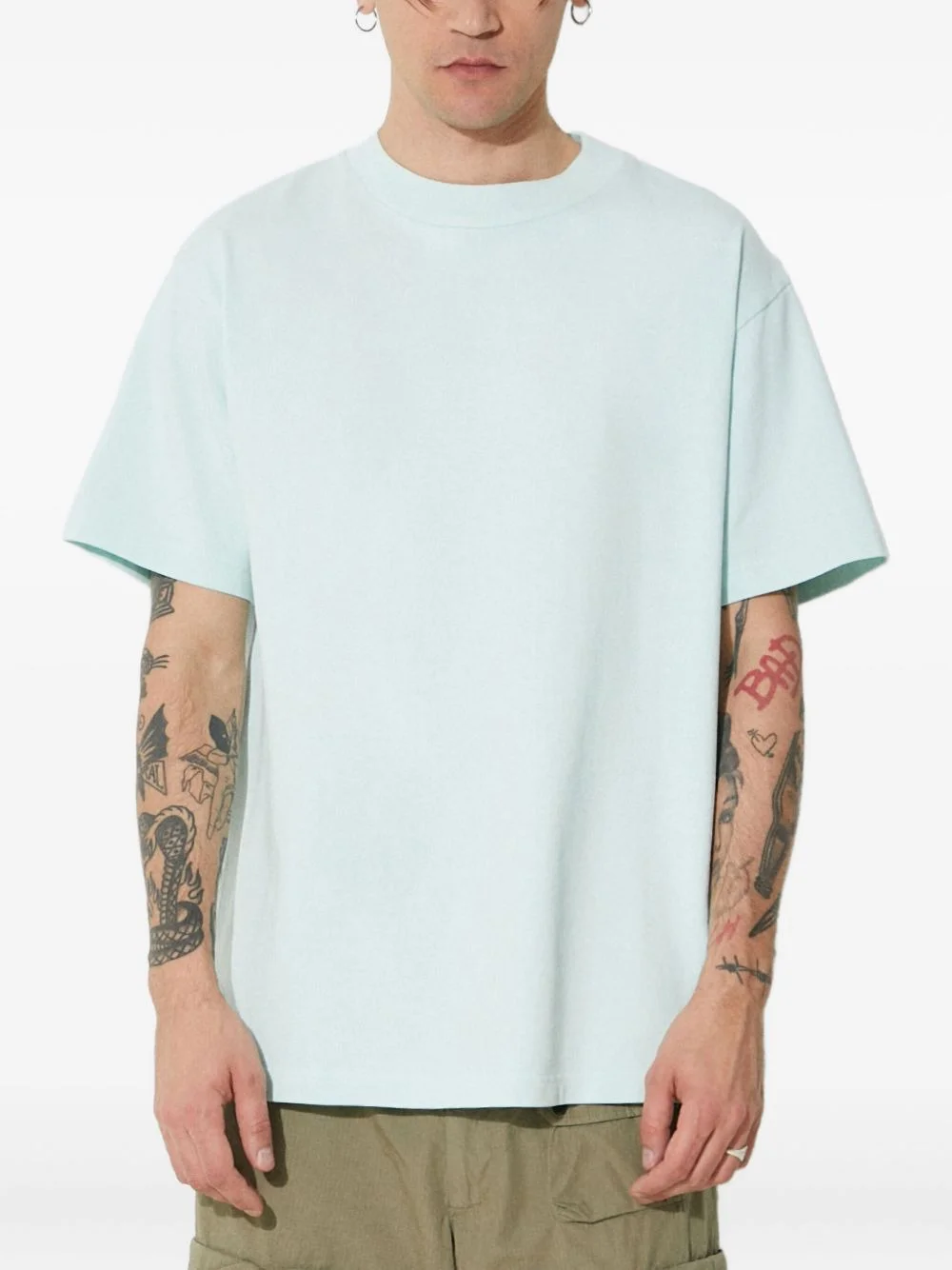 short-sleeve cotton T-shirt - 1