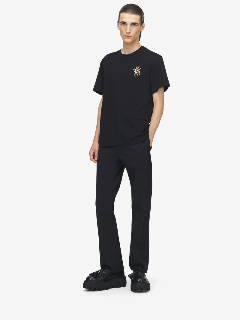 Jewelled Mistletoe Embroidery T-shirt 3