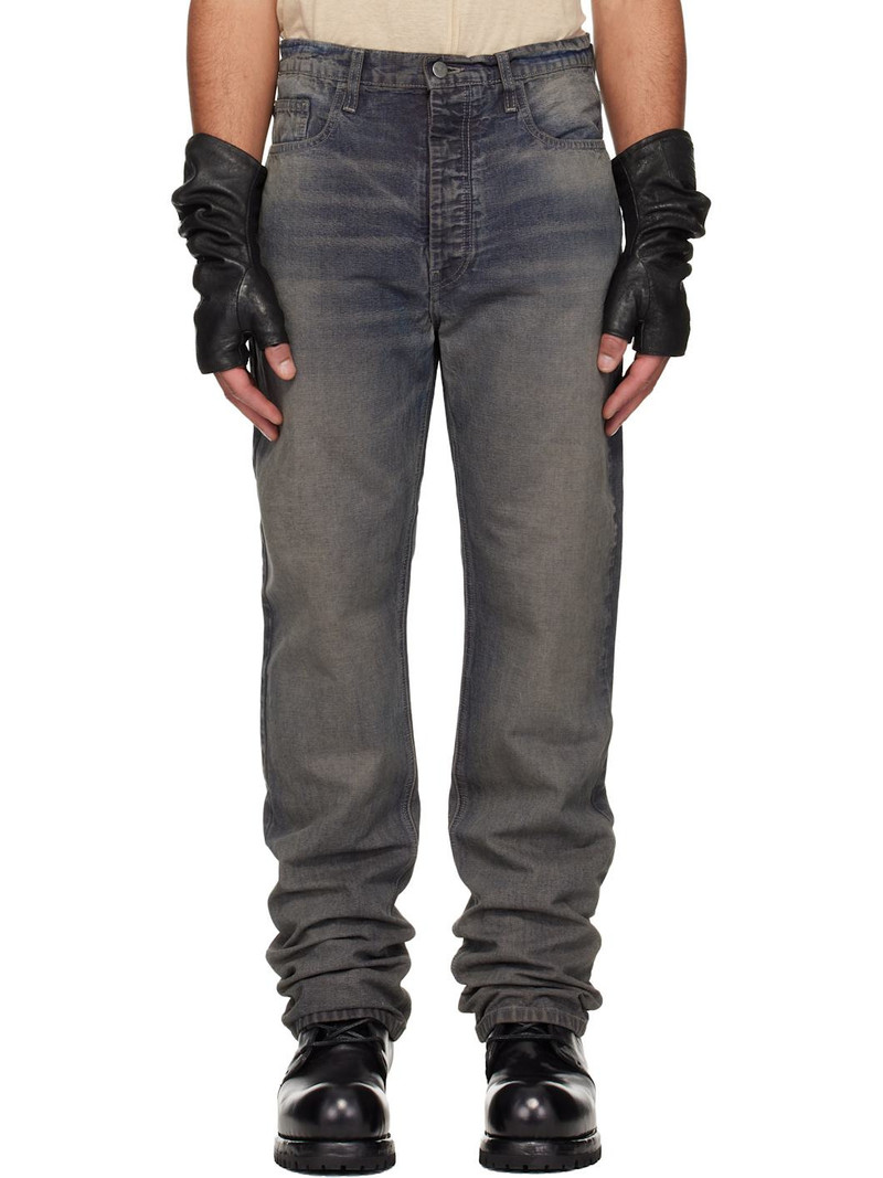 Navy Classic Straight Leg Jeans 1
