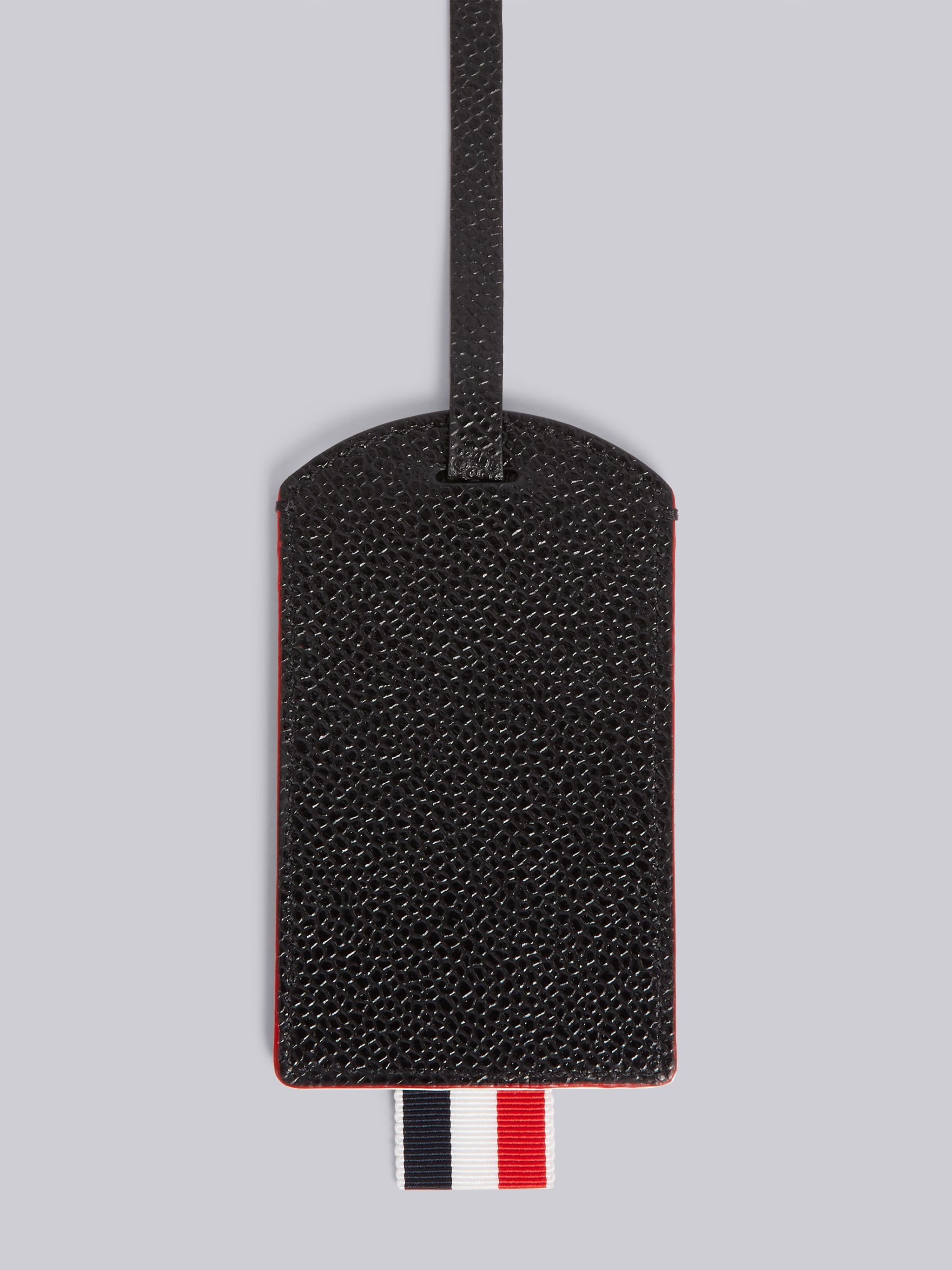 Black Pebbled Luggage Tag - 2