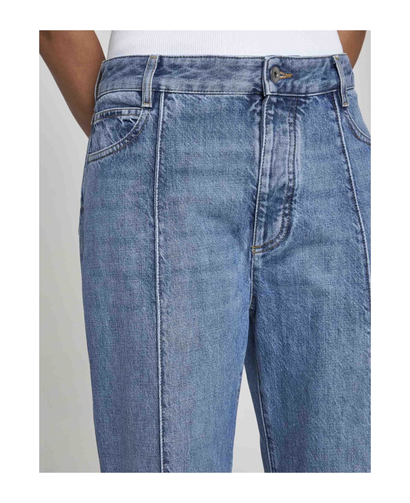 Curved Shape Jeans - 5