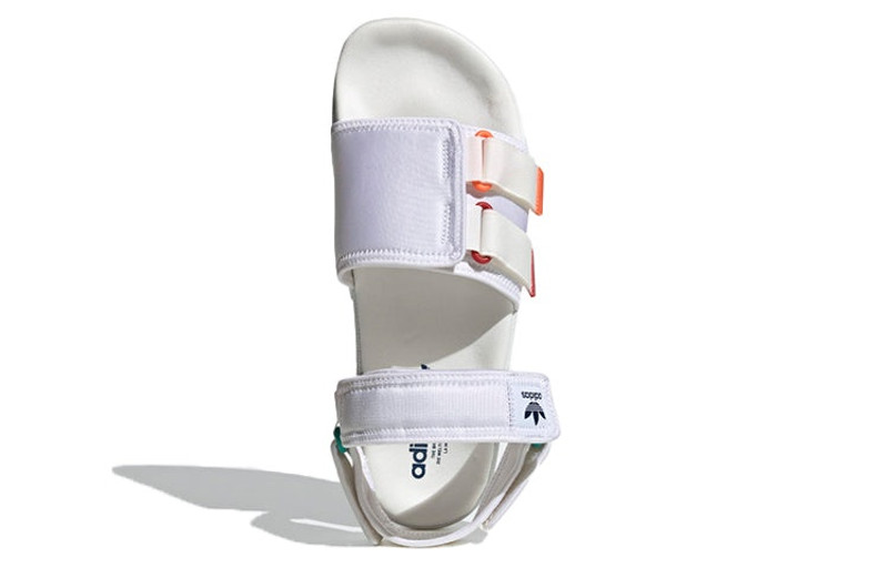 adidas adidas Adilette Sandal 4.0 'White Scarlet True Orange' GZ8828 outlook