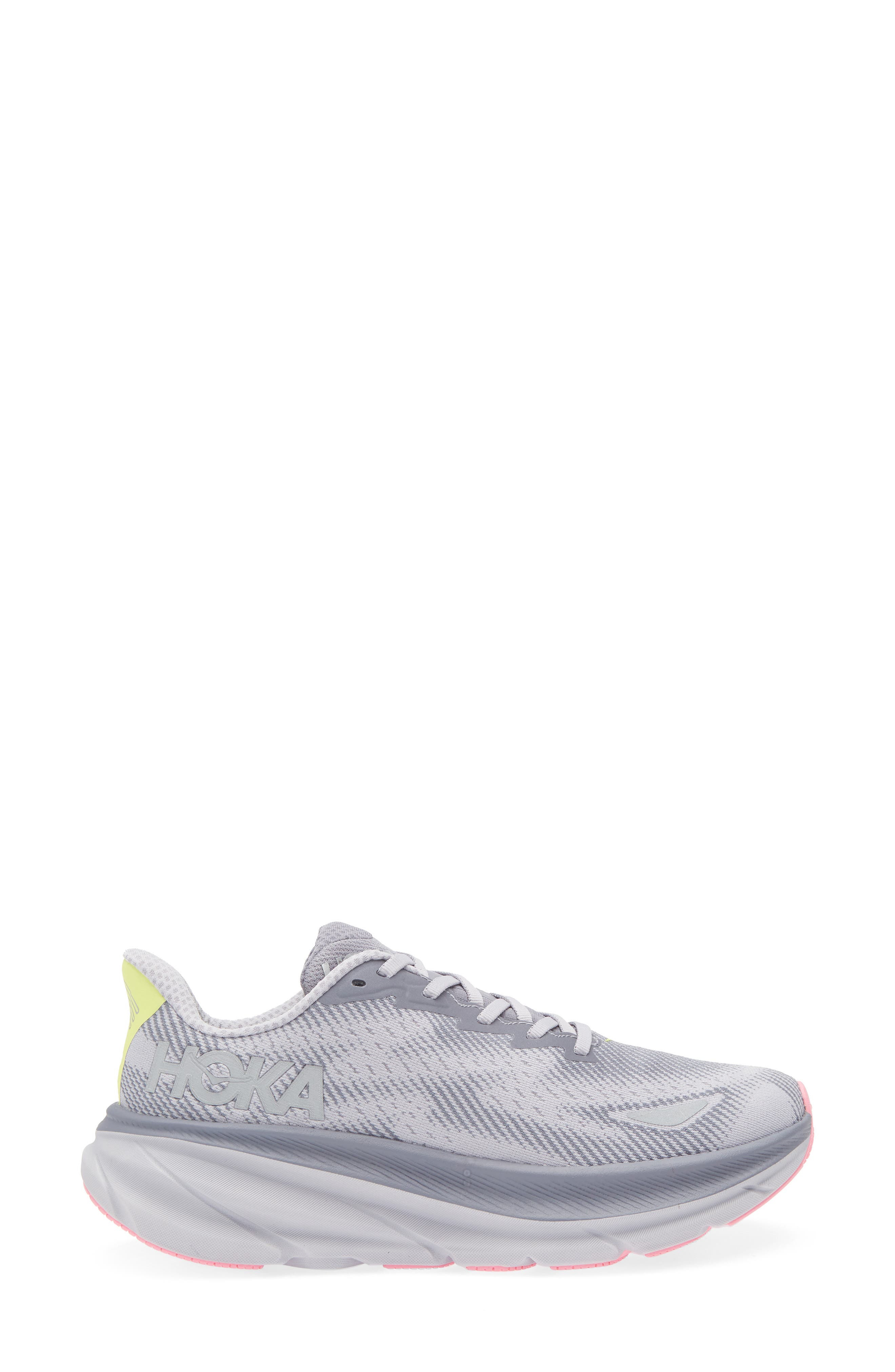 HOKA Clifton 9 Running Shoe in Grey Skies /Foggy Grey at Nordstrom - 3