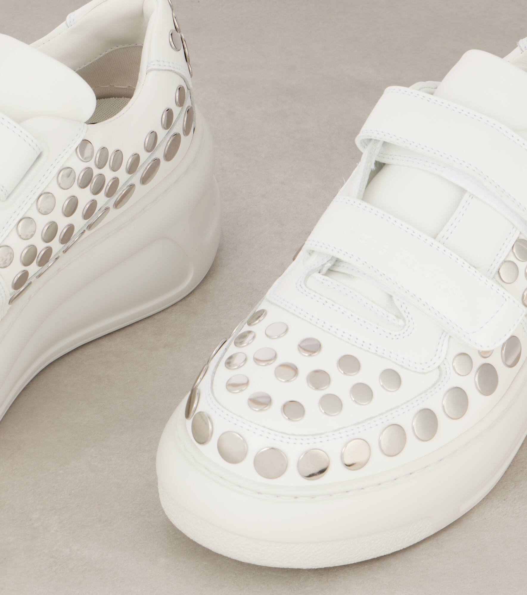 Steffey U Friend studded leather sneakers - 5