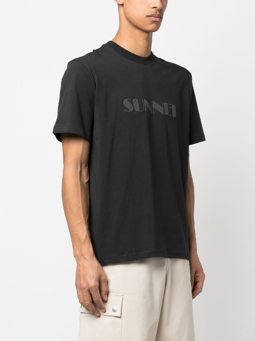 SUNNEI logo-print cotton T-shirt | REVERSIBLE