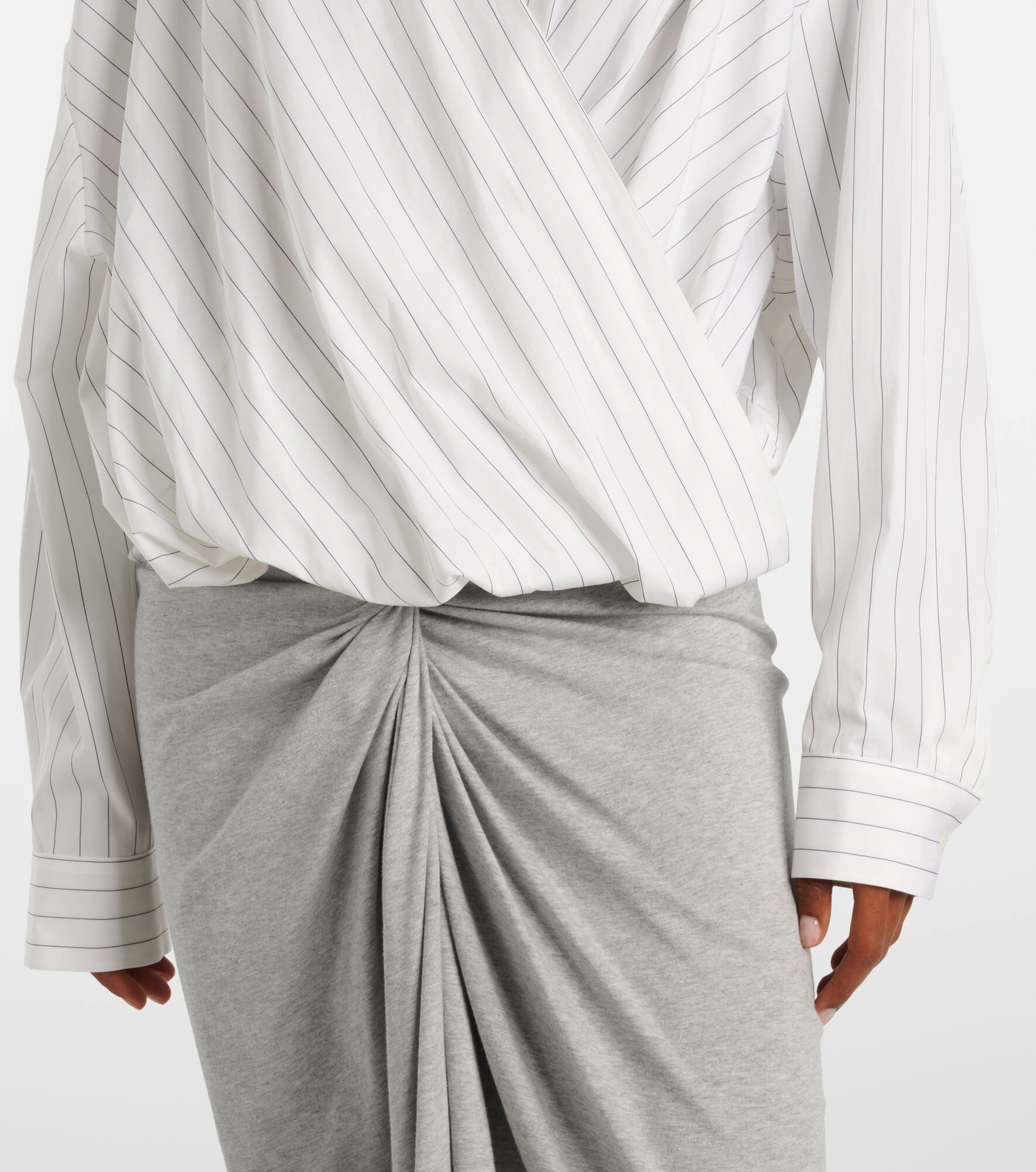 Striped cotton top - 5