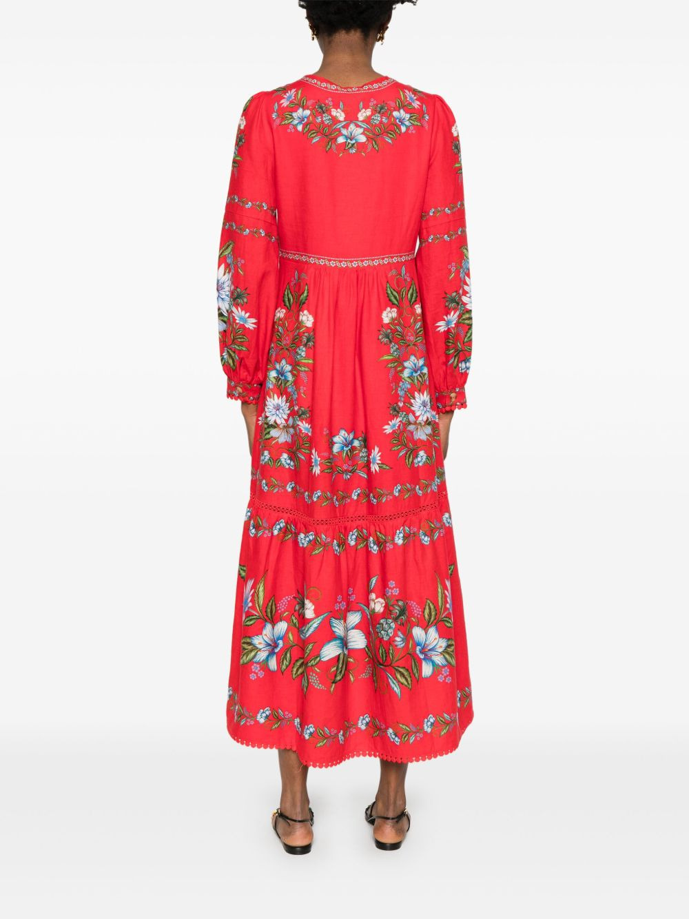 Sweet Bloom Bouquet-print dress - 4