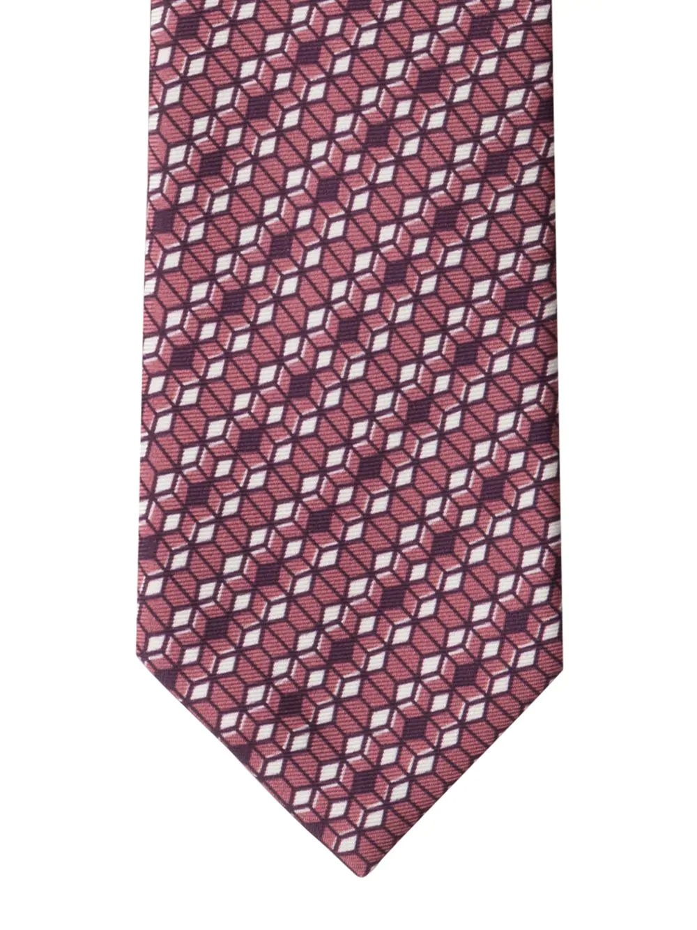 geometric print tie - 2