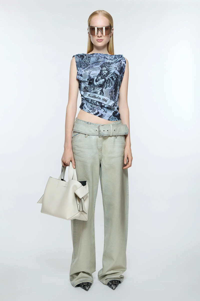 Musubi tote - White/black 2