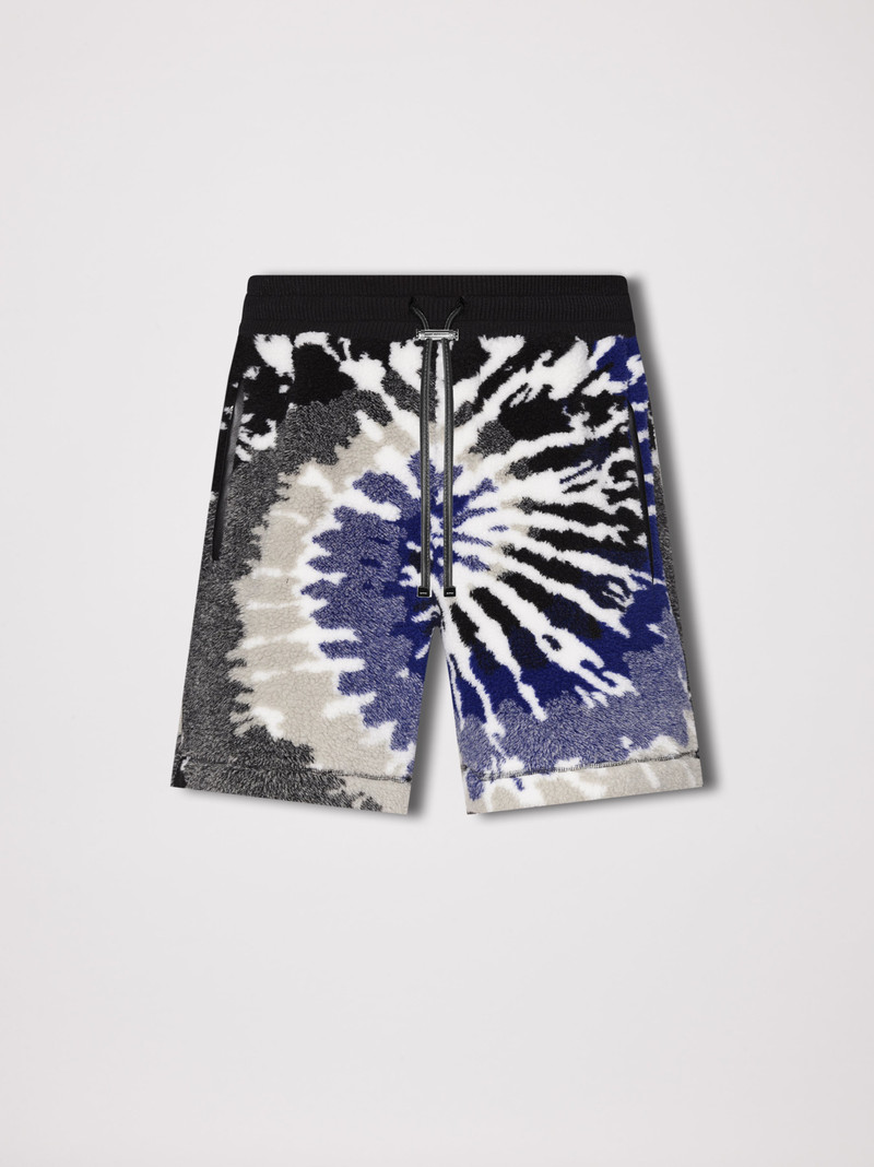 TIE DYE POLAR FLEECE SHORTS 1