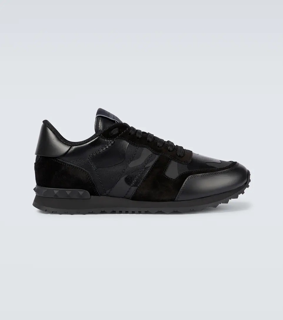 Leather Rockrunner sneakers - 1