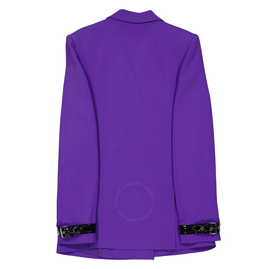 Moschino Ladies Purple Double-Breasted Blazer, Brand Size 38 (US Size 4) - 2