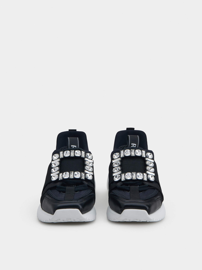 Viv' Go Rhinestone Buckle Sneakers in Technical Fabrics 3