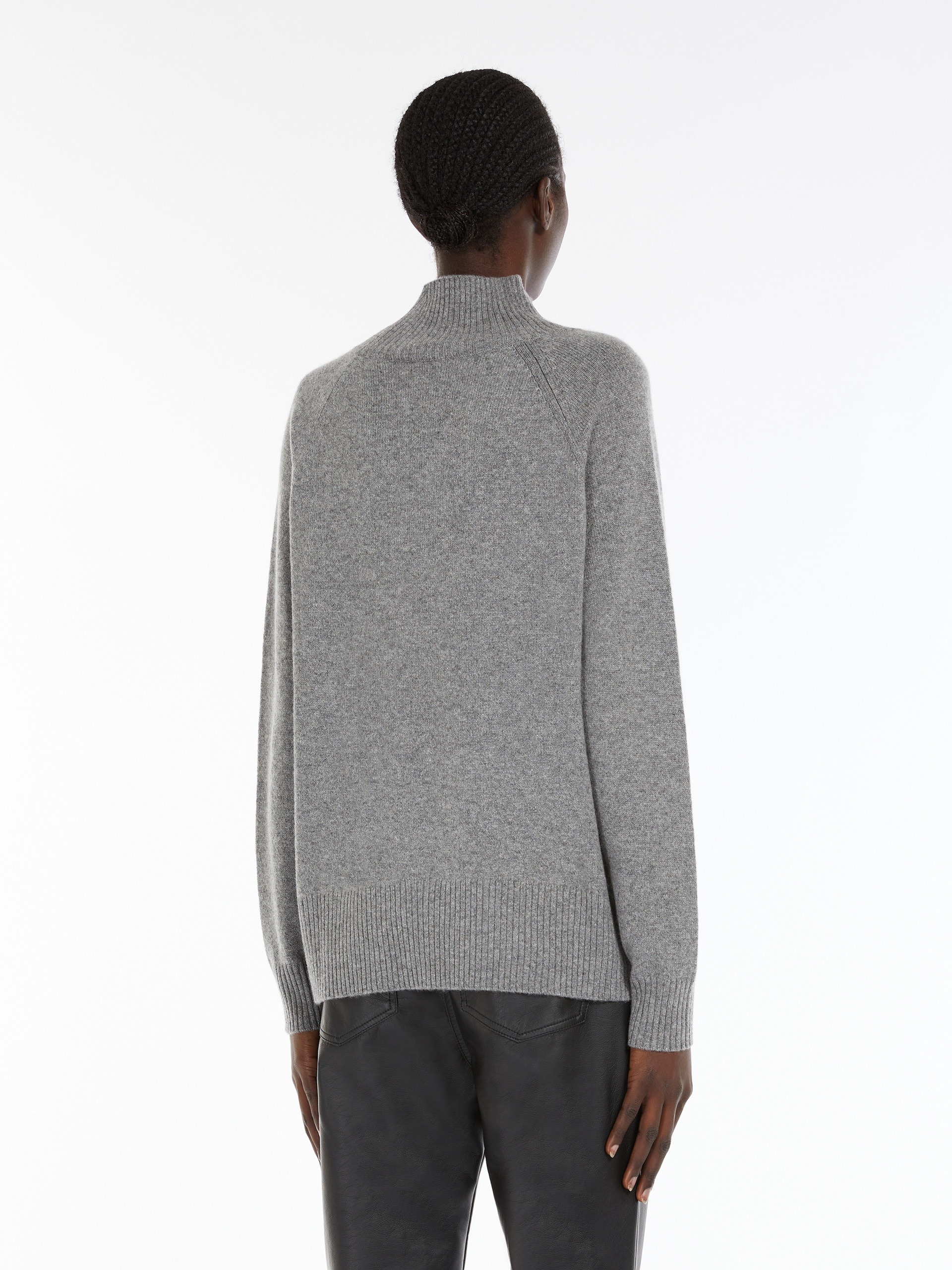ALCALI Cashmere yarn polo-neck sweater - 4