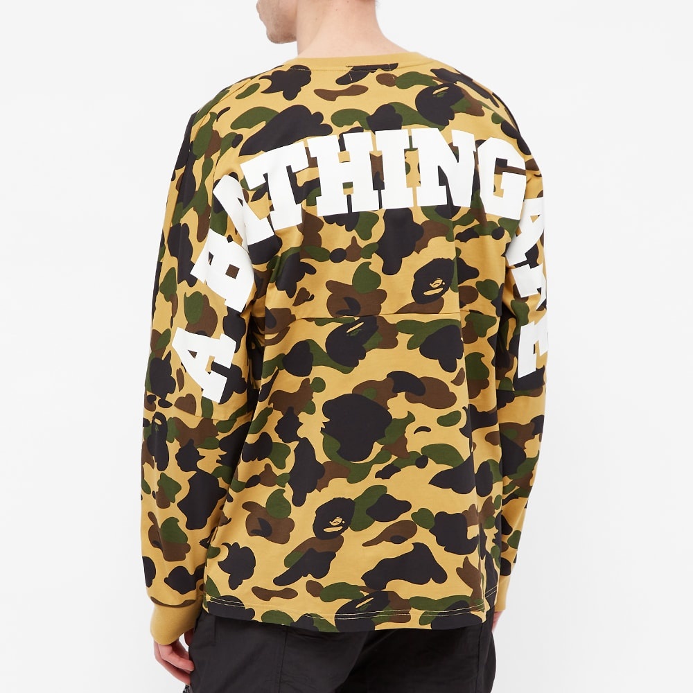 A Bathing Ape Long Sleeve 1st Camo Relaxed Tee - 6