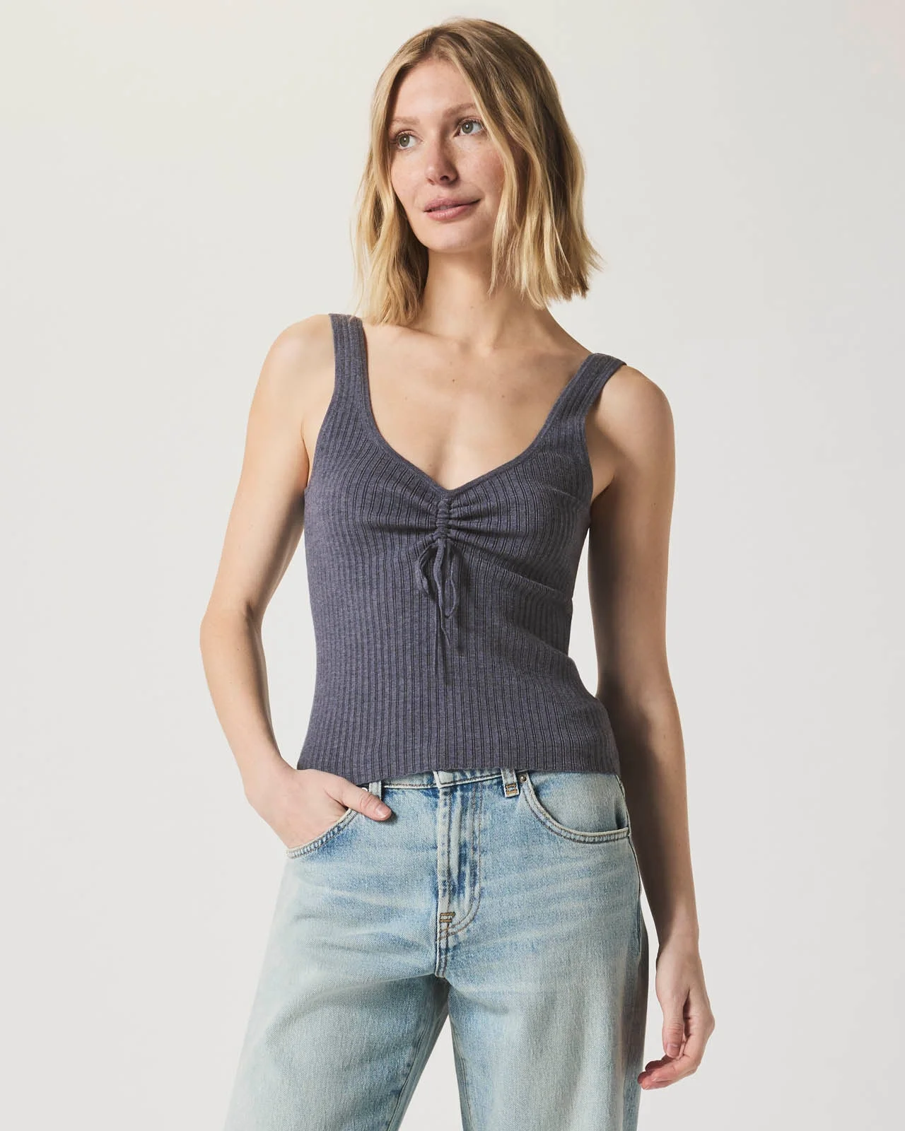 Saige Sweater Tank - 1