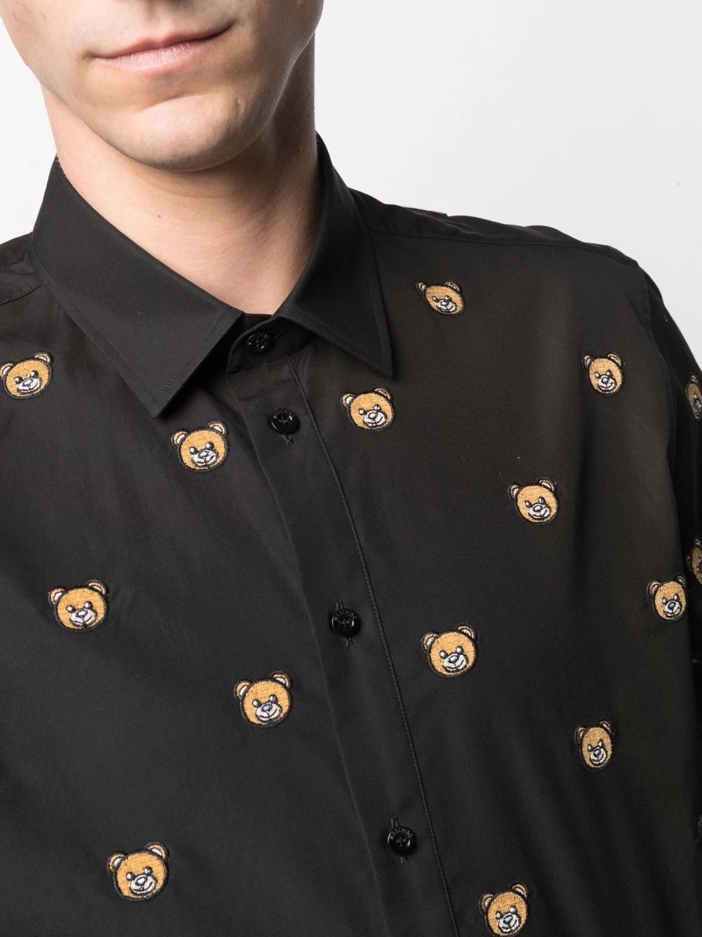 Teddy Bear embroidered shirt - 5