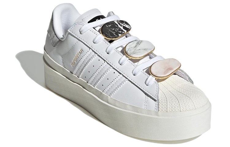 (WMNS) adidas Originals Superstar Bonega 'White Gold Metallic' GY1485 - 3