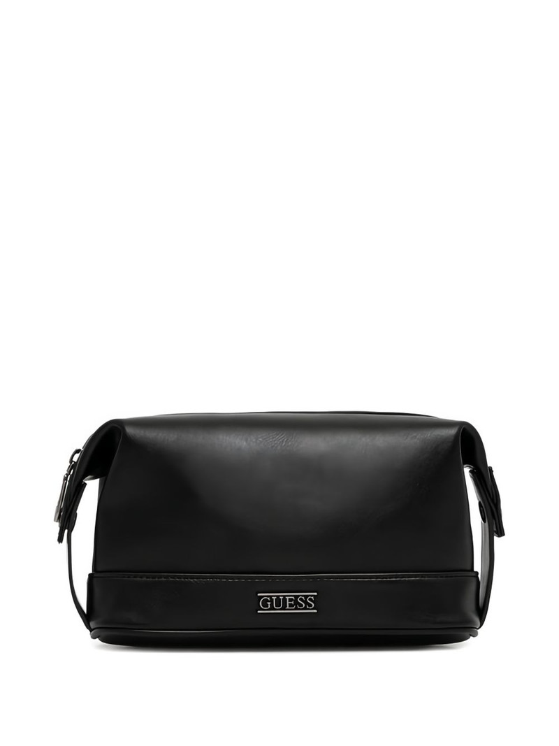 Boston logo-plaque wash bag 1