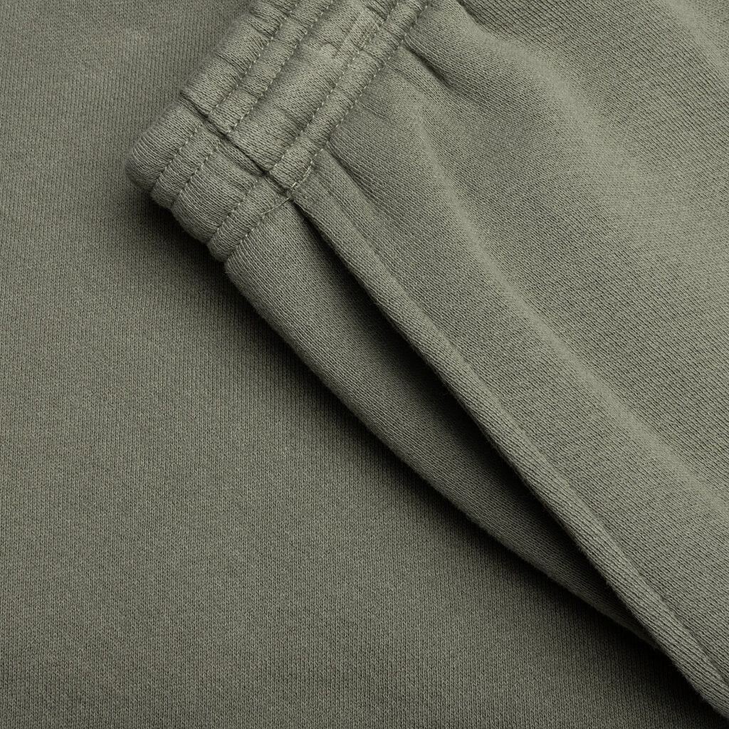 WORDMARK SWEATSHORTS - OLIVE - 4
