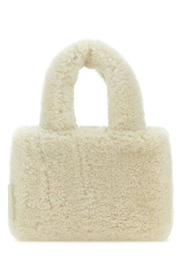 Ivory shearling Amini Giuly handbag - 1