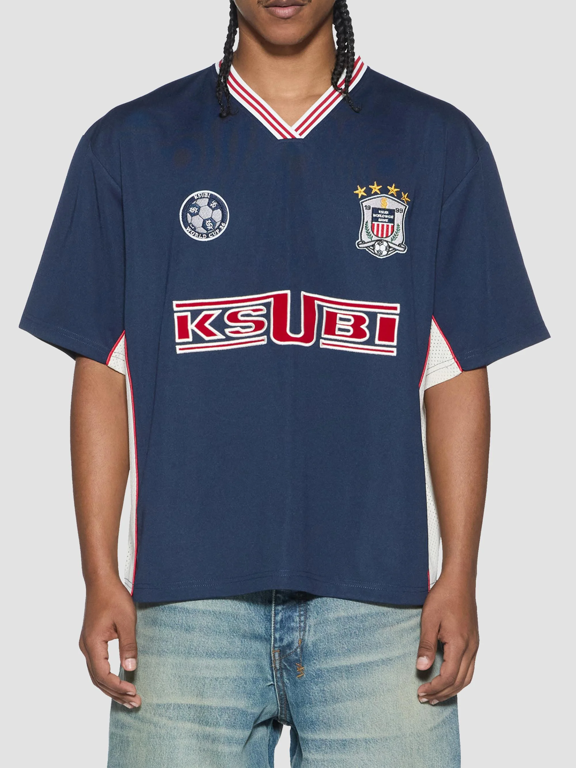 Men's Offside Graphic Jersey T-Shirt - Navy - 1