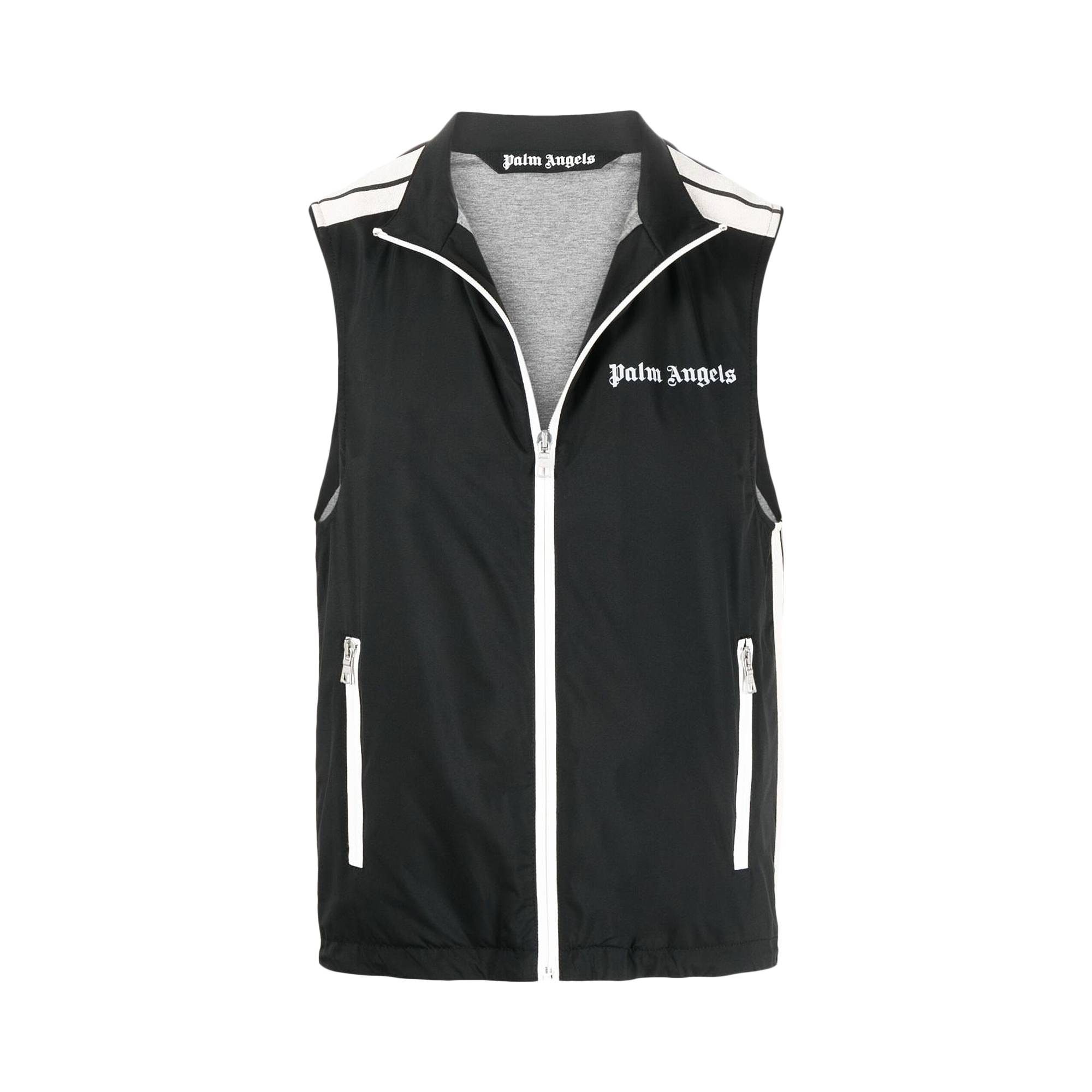 Palm Angels Classic Logo Vest 'Black/Off White' - 1