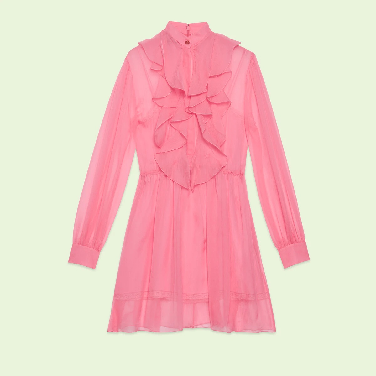 Chiffon ruffle dress - 9