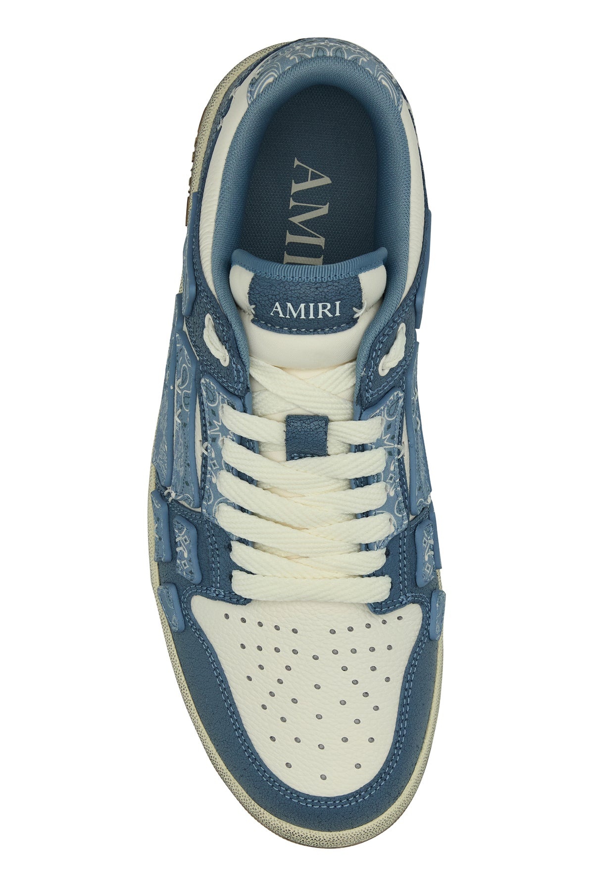 Tow-tone leather Bandana Skel sneakers - 4